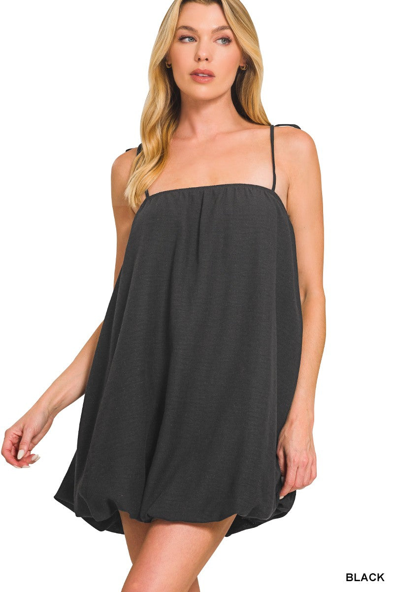 Champagne Problems Bubble Dress - Black Champagne Problems Bubble Dress - Black