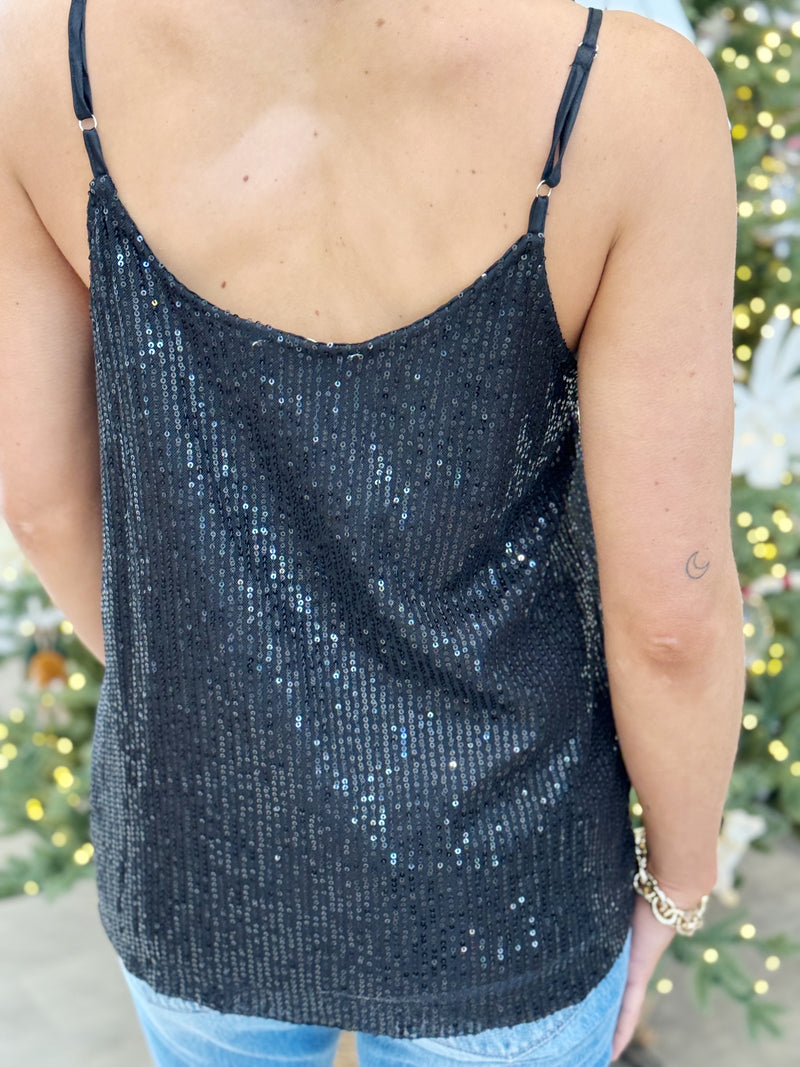 She's All That Sequin Cami - FINAL SALE