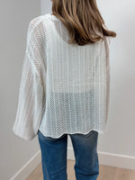 Island Time Open Knit Sweater - Ivory