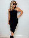 Pure Delight Ribbed Knit Dress - Final Sale