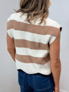 On the Horizon Striped Sleeveless Sweater - FINAL SALE