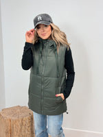 Aspen Hooded Puff Vest - 2 Colors