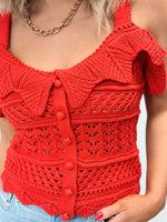 Miss Americana Pointelle Knit Tank - 2 Colors