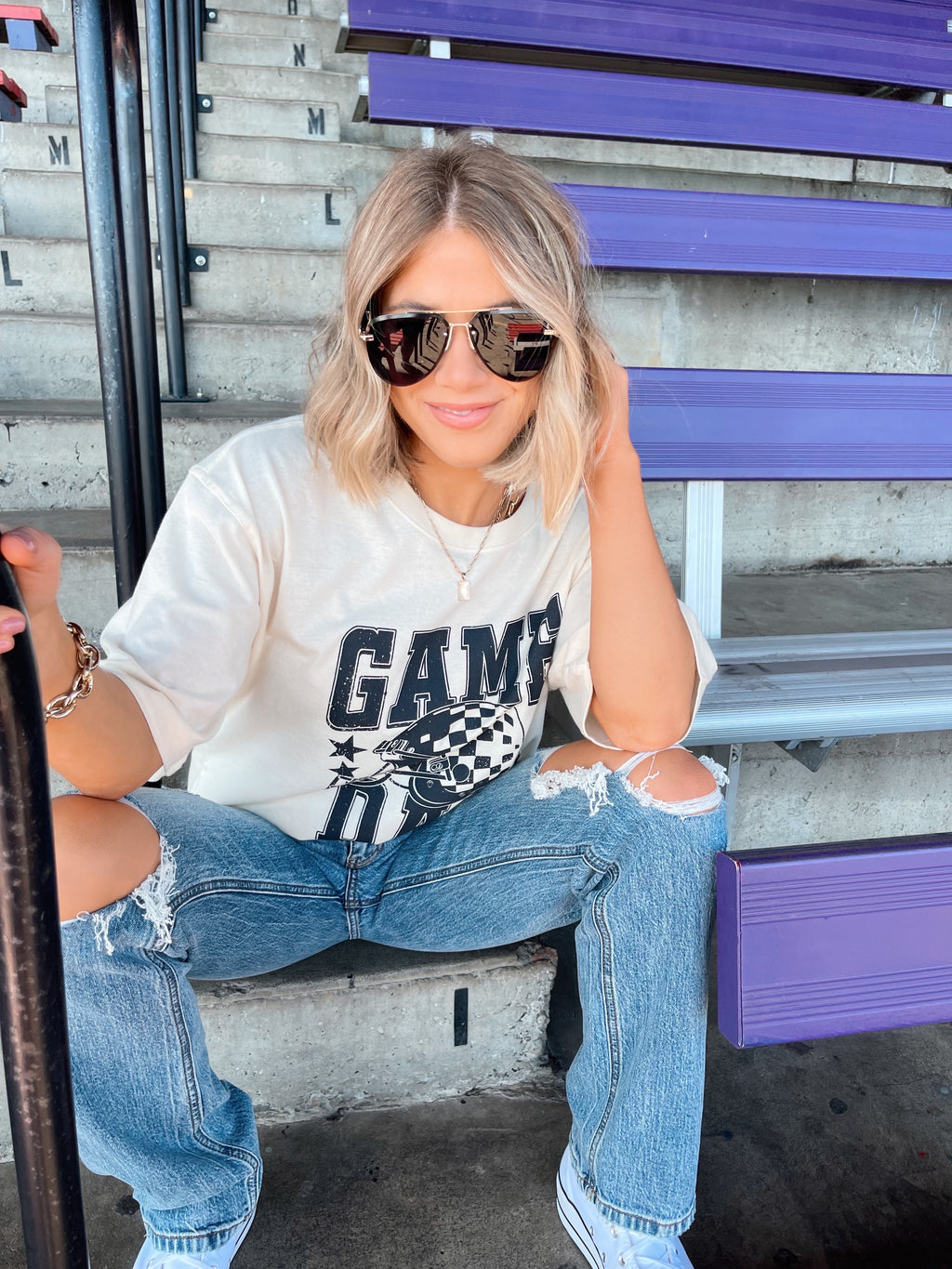Game Day Oversized Tee -FINAL SALE