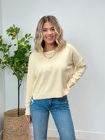 Dreamy Semi Crop Sweater - Several Colors