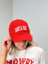 Santa Baseball Cap - Red