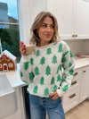 Tree Farm Pearl Bead Sweater