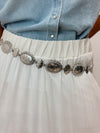 Boho Cowgirl Chain Belt - Silver