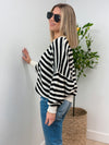 Faux Spring Stripe Sweater - 2 Colors