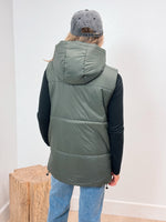 Aspen Hooded Puff Vest - 2 Colors