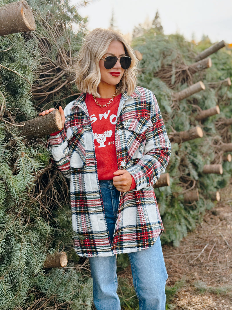 Merry and Bright Plaid Jacket