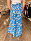 All Inclusive Wide Leg Pant - Blue