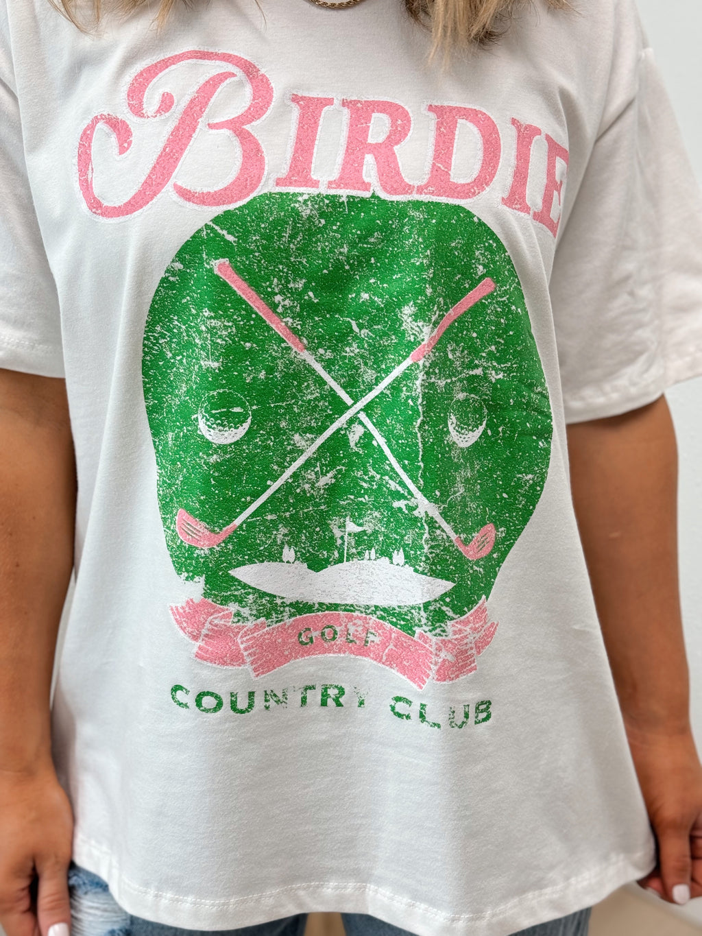 Birdie Graphic Tee - White