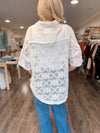 Crochet Lace Blouse - White