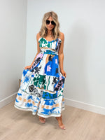 Vacation Vibes Printed Maxi Dress - FINAL SALE