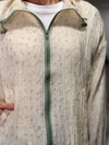 Life is Sweet Floral Jacket - Ivory/Sage