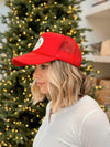 Smiley Christmas Trucker Hat