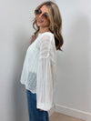 Island Time Open Knit Sweater - Ivory