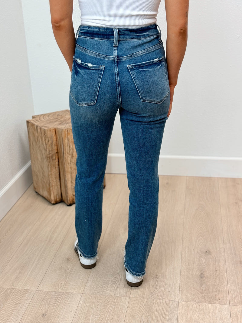 Julia High Rise Slim Straight Leg Jean