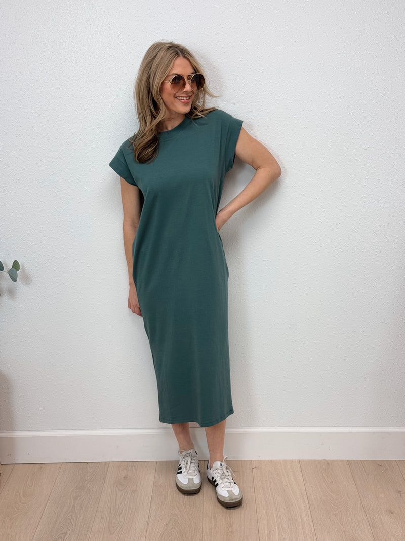 Santorini Midi Tee Dress - 2 Colors