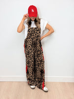 Wild Child Leopard Overalls