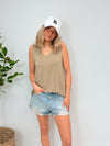 Cupcake V Neck Tank - 2 Colors