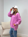 Something Good Oversized Sweatshirt - Mauve