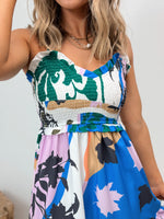 Vacation Vibes Printed Maxi Dress - FINAL SALE