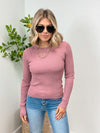 Ray of Light Ribbed Knit Top - 3 Colors