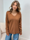 LaLa V Neck Sweater - Several Colors