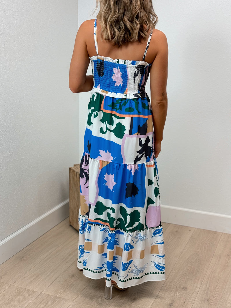 Vacation Vibes Printed Maxi Dress - FINAL SALE