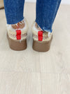 Slip On Sherpa Slippers - Taupe