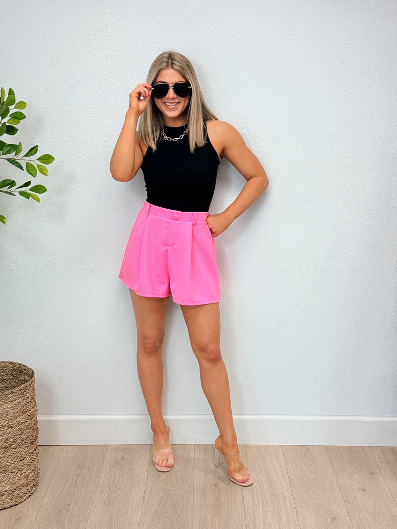 Barbie Pink Flare Shorts - FINAL SALE