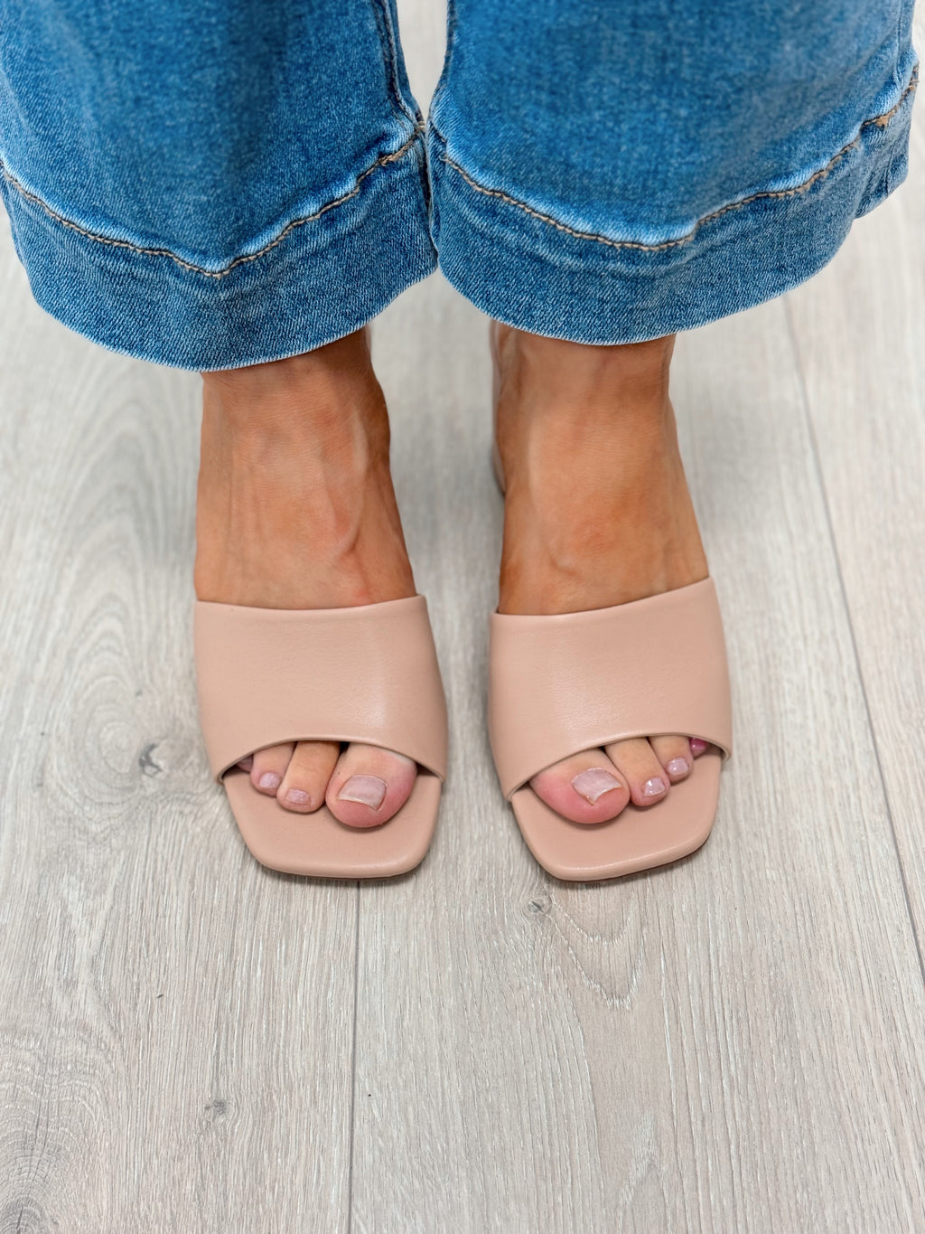 Eden Heeled Sandal - Nude