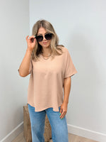 Best Yet Woven V Neck Blouse - 5 Colors