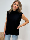 Trust Me High Neck Sleeveless Sweater - 2 Colors