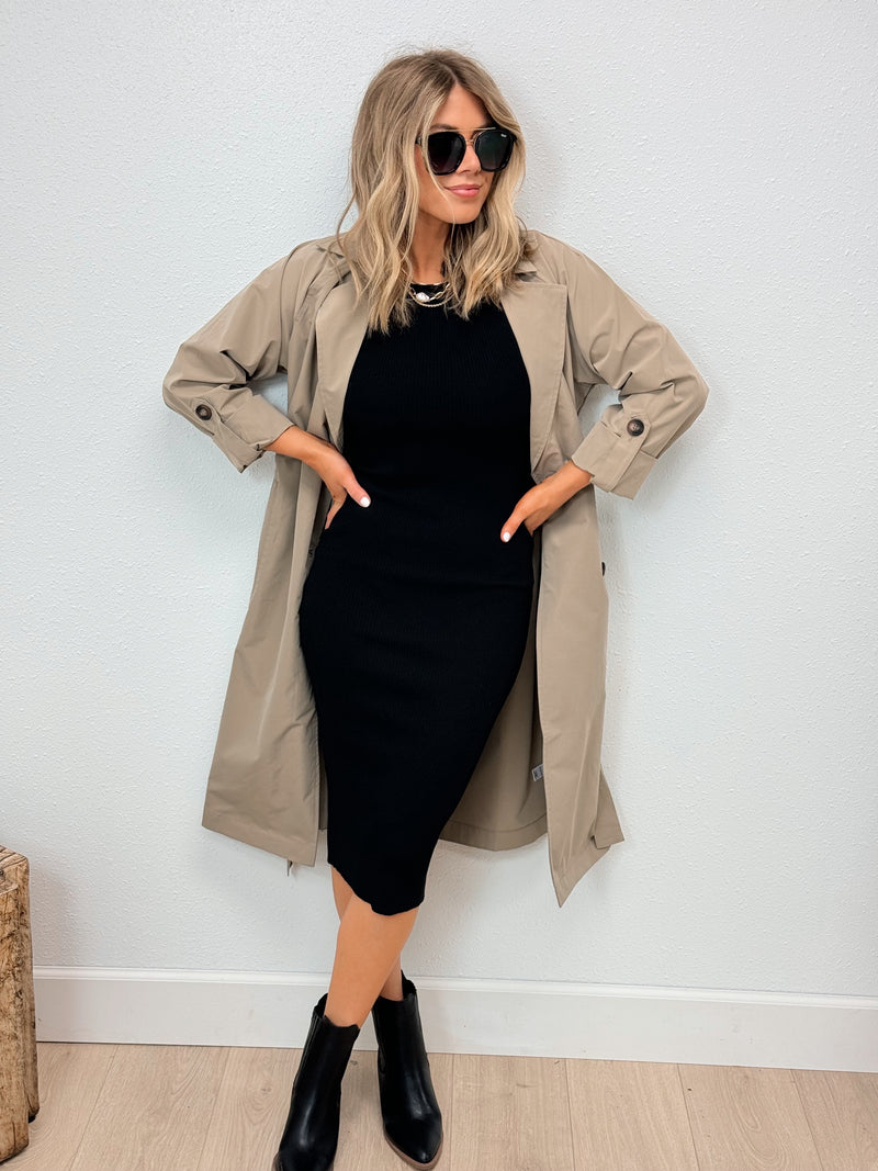 Marina Belted Trench Coat - FINAL SALE