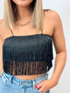 Rodeo Girl Fringe Crop Top - FINAL SALE