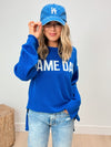 Game Day Stitched Sweater - FINAL SALE