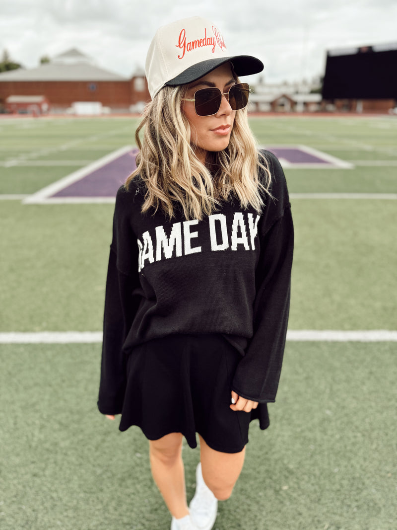 Game Day Stitched Sweater - FINAL SALE