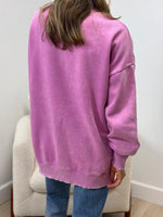 Something Good Oversized Sweatshirt - Mauve