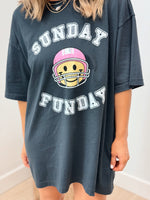 Sunday Funday Oversized Graphic Tee - FINAL SALE