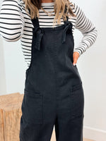 Love Actually Denim Overalls - Black