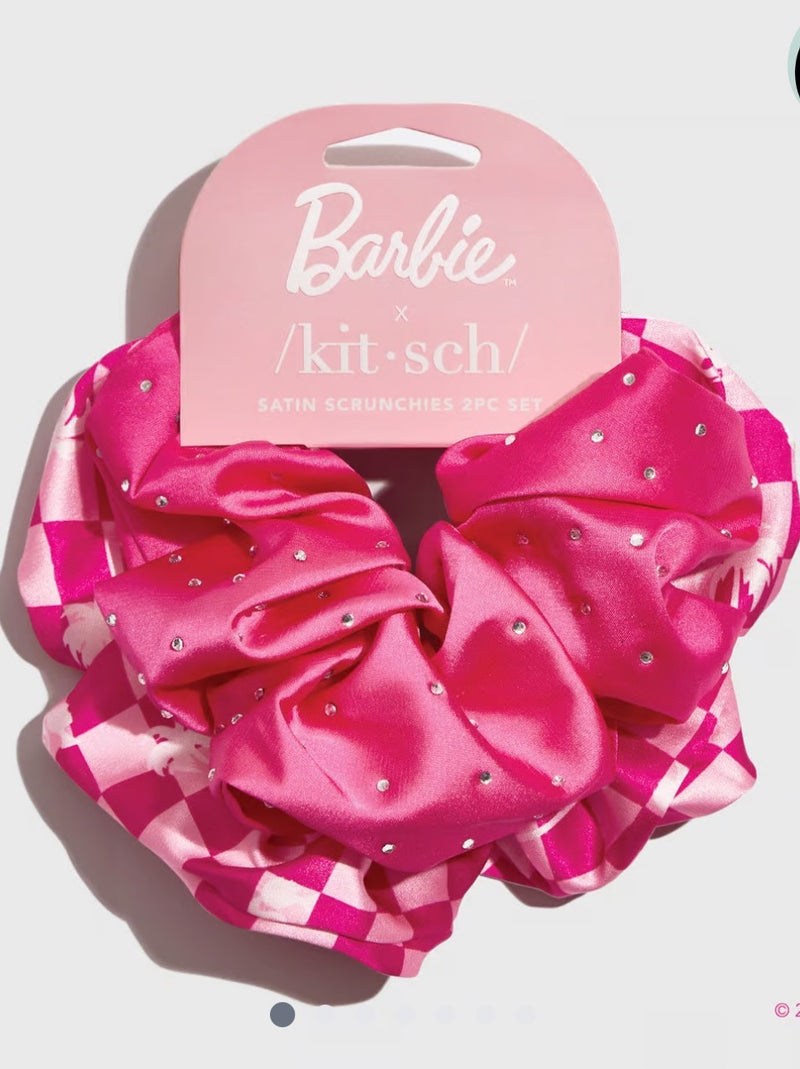 Barbie Satin Scrunchie Set