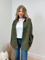 Fall In Love Denim Shacket - 2 Colors