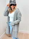 Most Popular Hooded Cardigan - 4 Colors