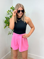 Barbie Pink Flare Shorts