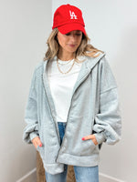 Rocky Oversized Hoodie - Heather Grey