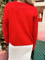 Ski in Style Sweater - Red