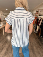 Casual Fridays Stripe Blouse - Navy